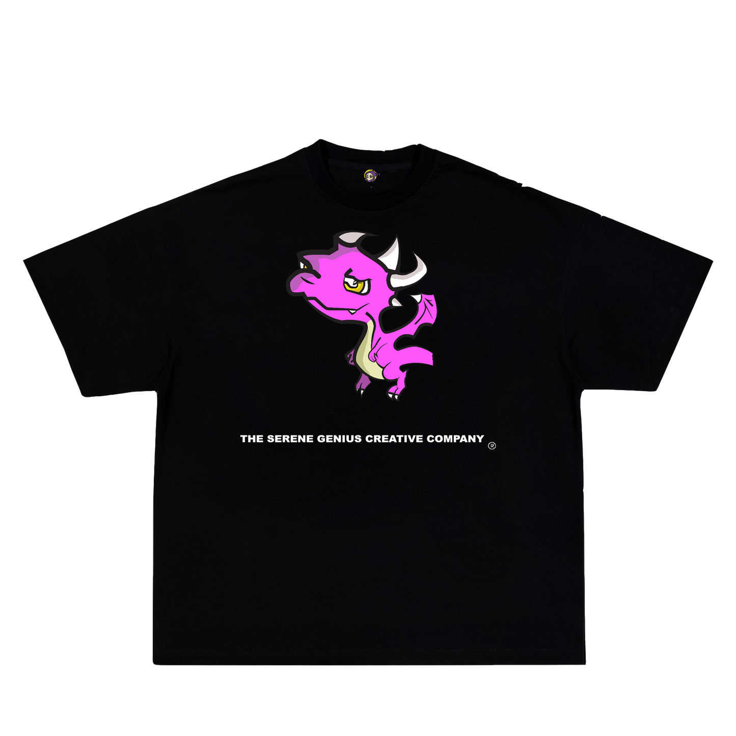 Pink Dragoon Black T-shirt